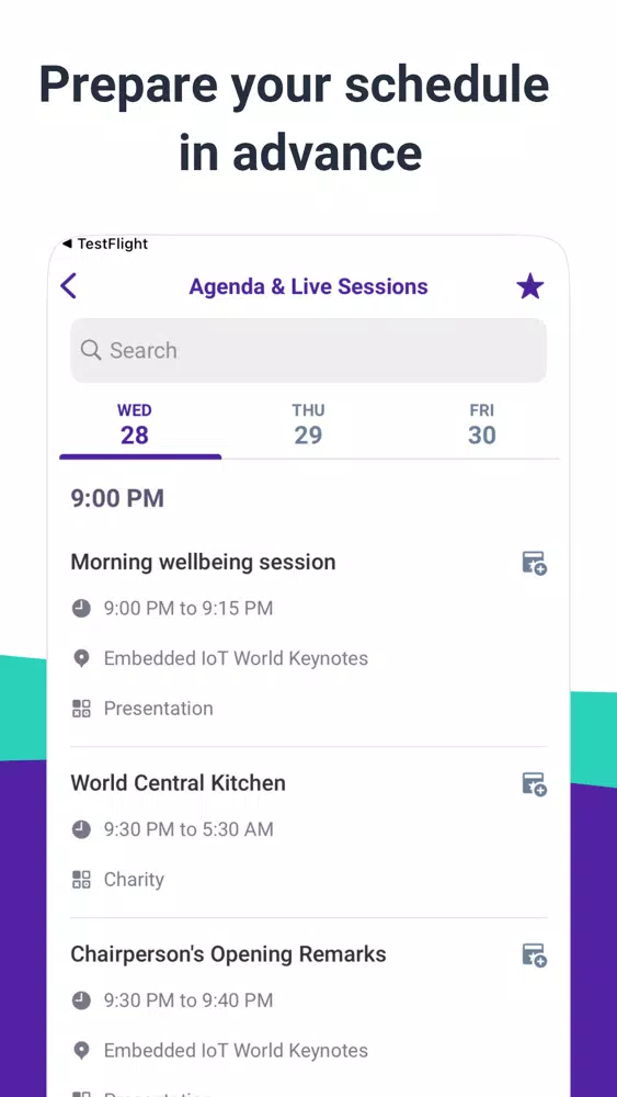 Embedded IoT World 2021 Screenshots