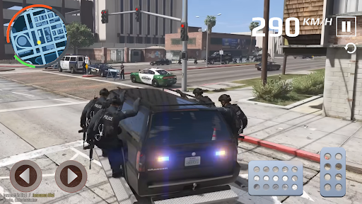 Tangkapan skrin SWAT Police Simulation Game