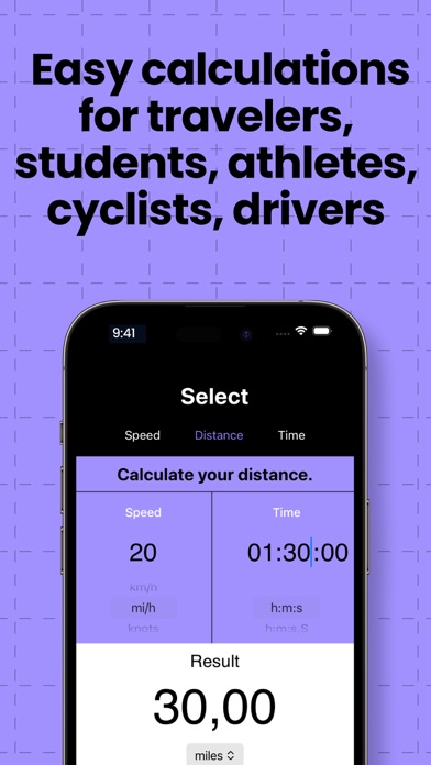 Calculator Speed Distance Time Screenshots