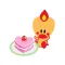 Sweet Angel Bird Kawaii Heart