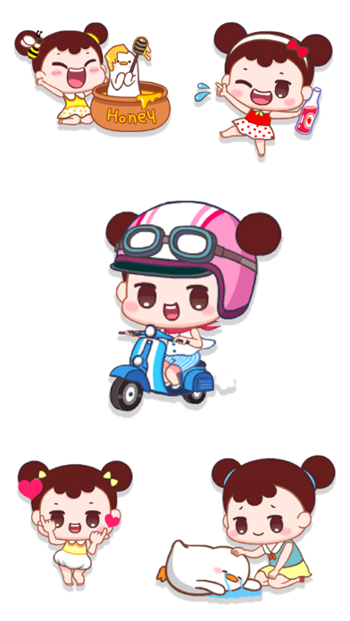 Sweet Girl Jerry Stickers Pack Screenshots