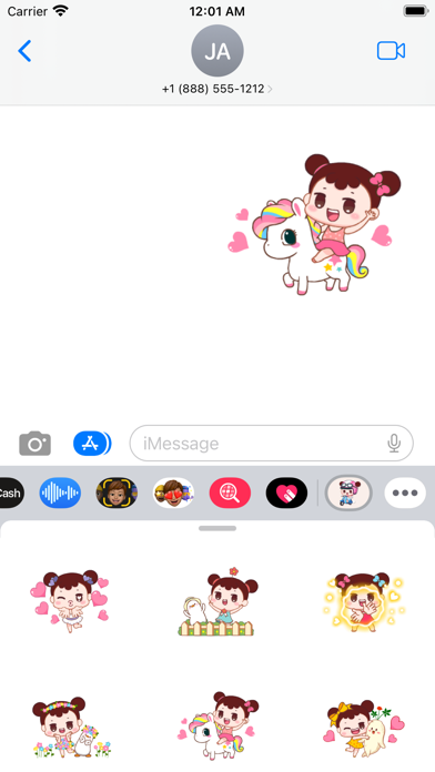 Sweet Girl Jerry Stickers Pack Screenshots