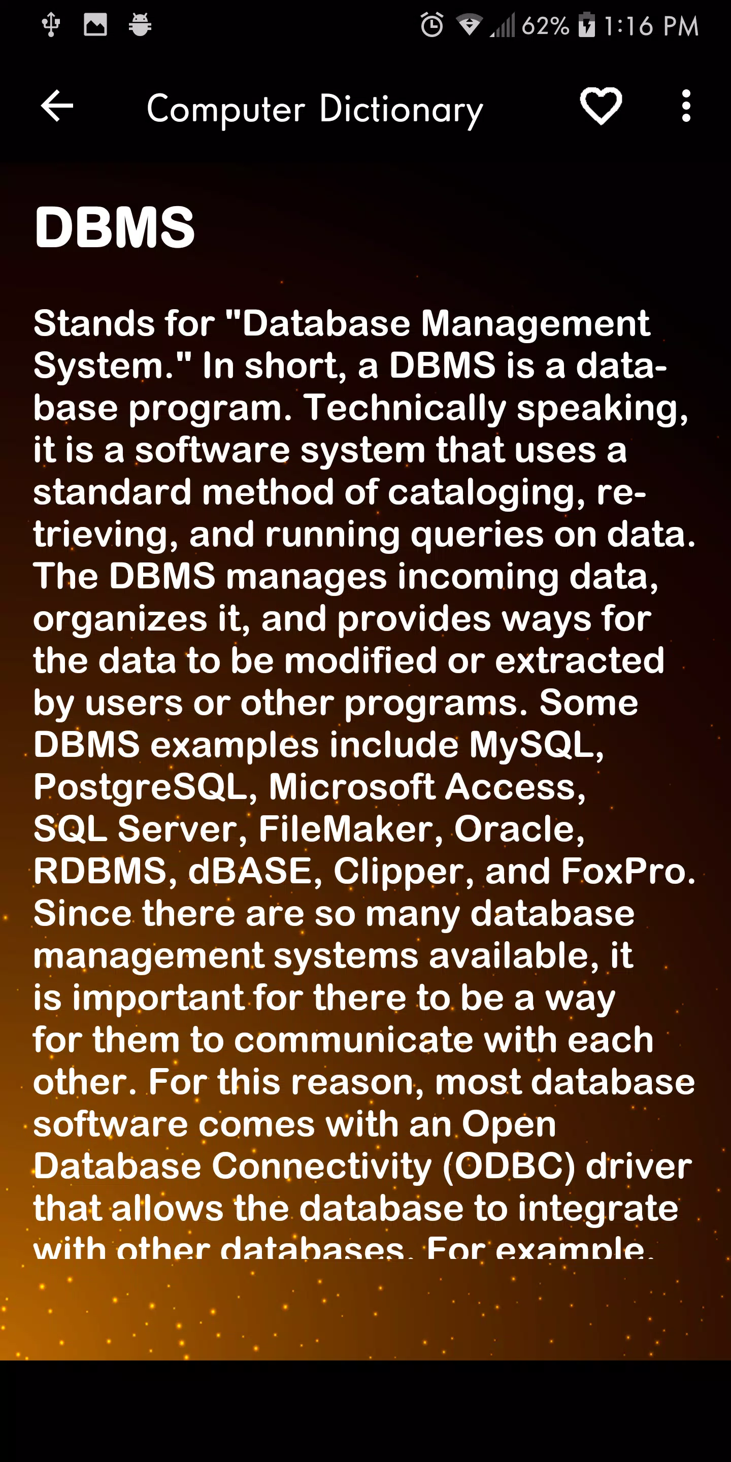 Computer Science Dictionary - Computer Knowledge Screenshots