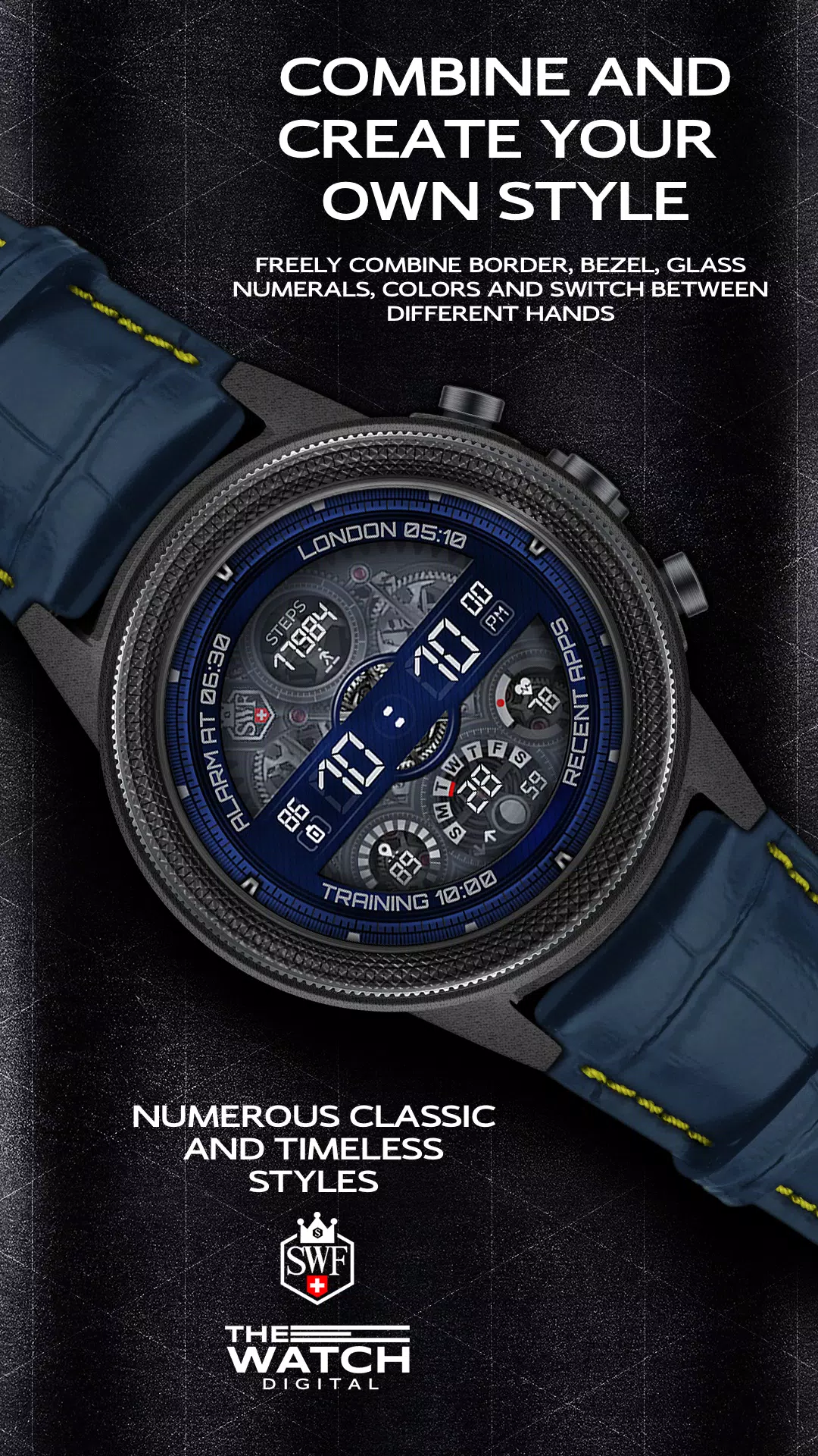 SWF Swiss Watch Face Store Screenshots