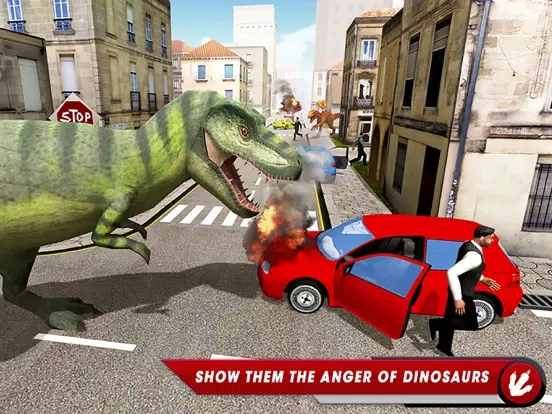 Dinosaur Simulator City Hunter iPad  스크린샷
