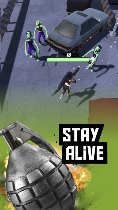 Tangkapan skrin Zombie Crowd Killer_Survival