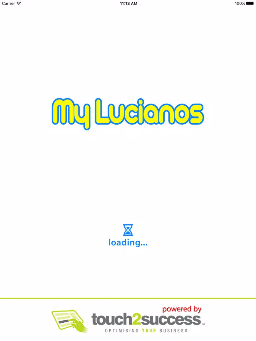 My Luciano iPad Screenshots