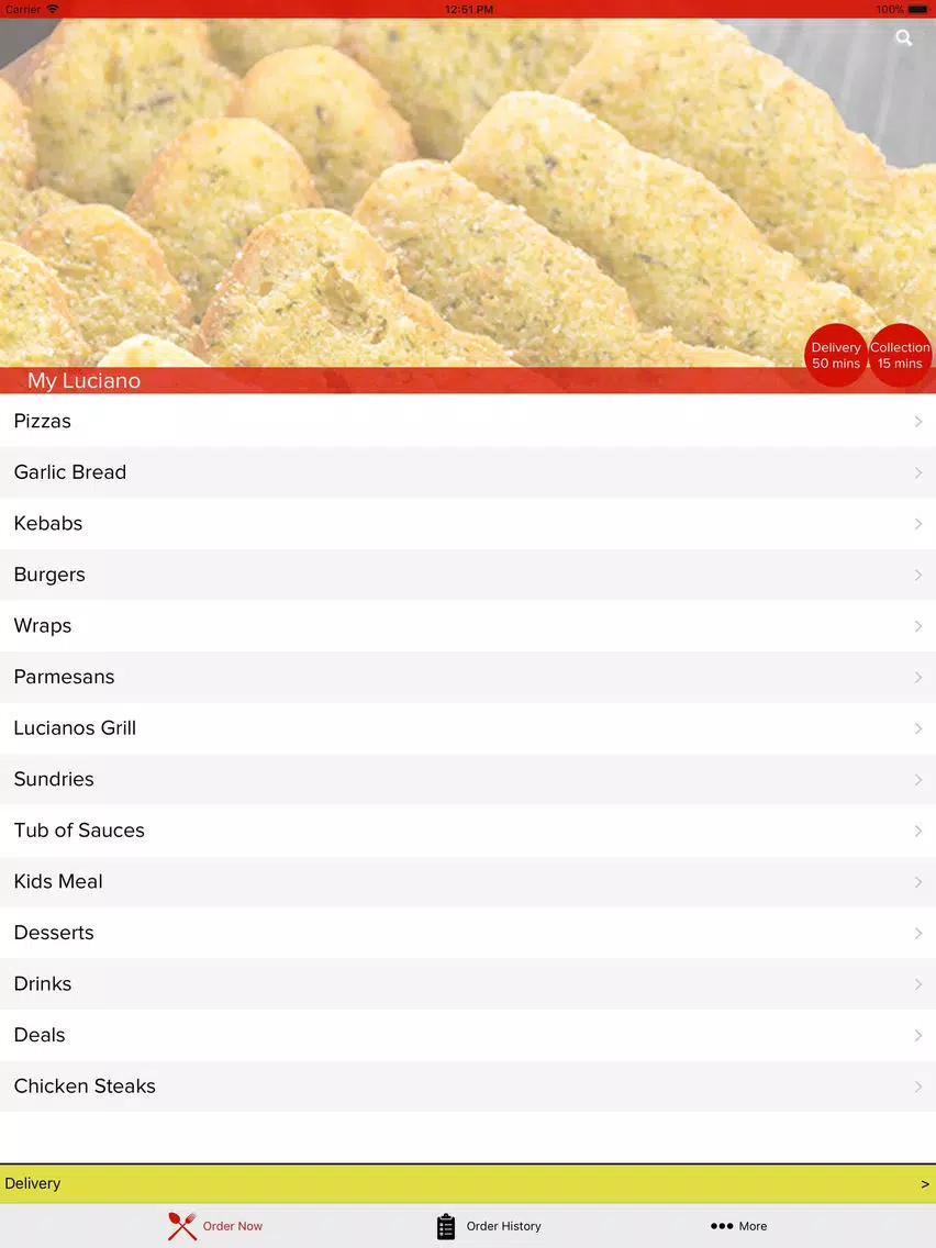 My Luciano iPad Screenshots
