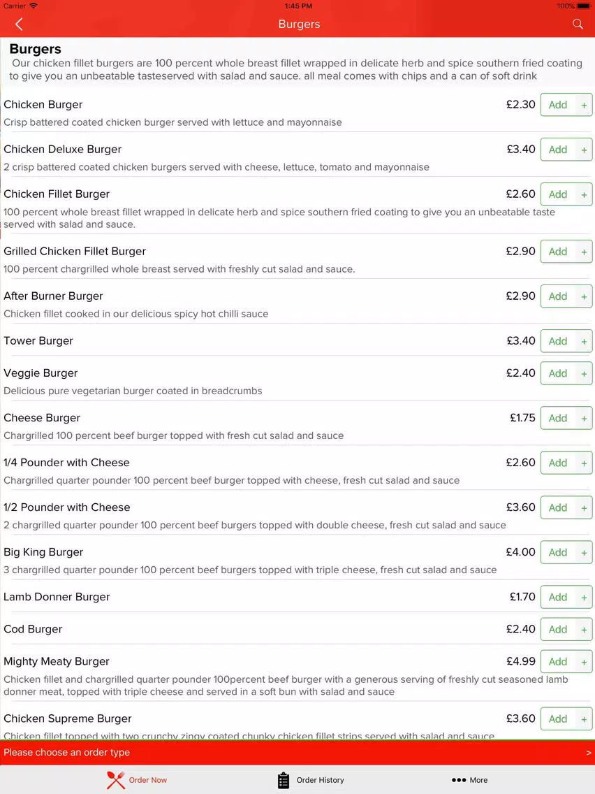 Village Pizza and Chicken iPad 应用截图