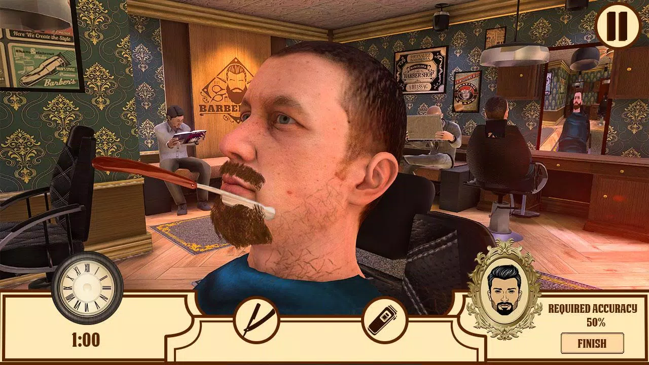 Barber Shop Hair Cut Salon 3D Screenshots