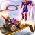 Flying Superhero Robot Fighting