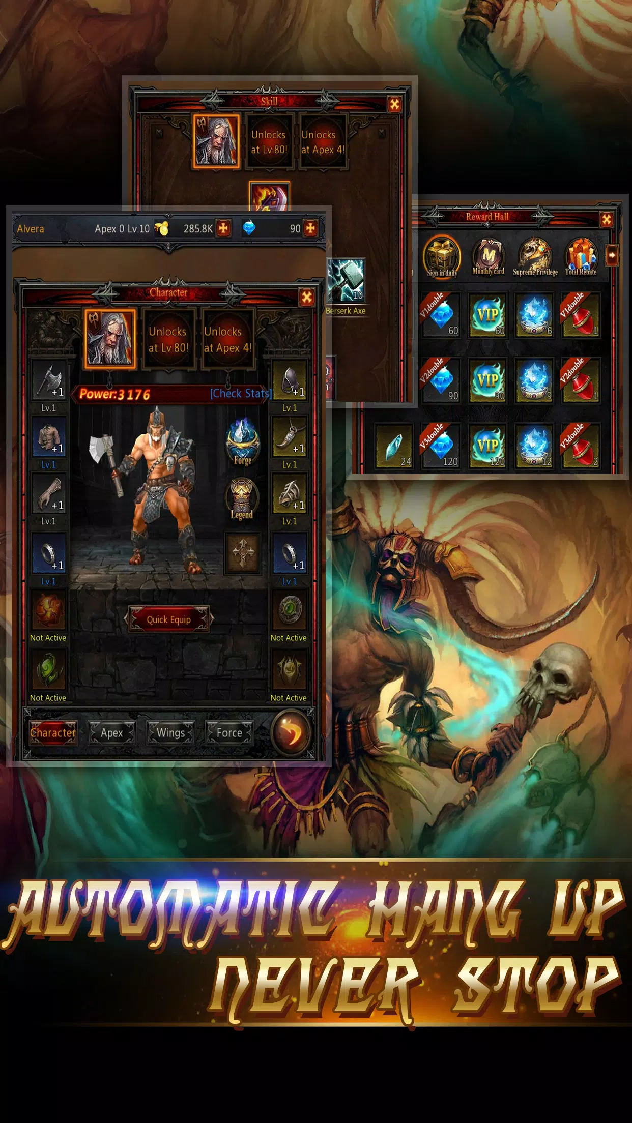 Dark God of War:Idle AFK RPG Screenshots