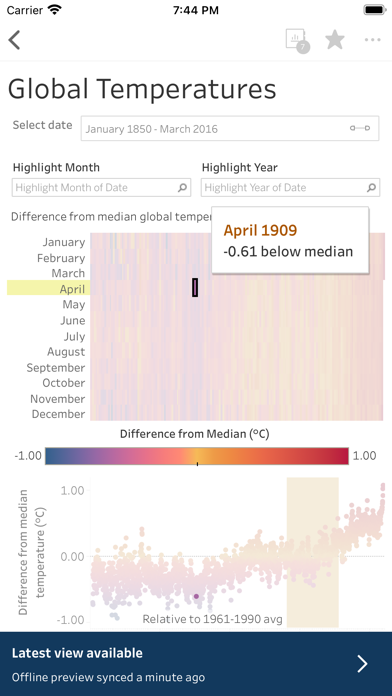 Tableau Mobile - Workspace ONE Screenshots