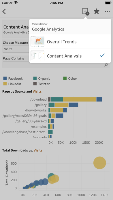 Tableau Mobile - Workspace ONE Screenshots