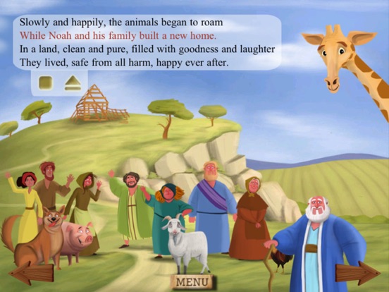 Noah’s Ark Storybook iPad Screenshots