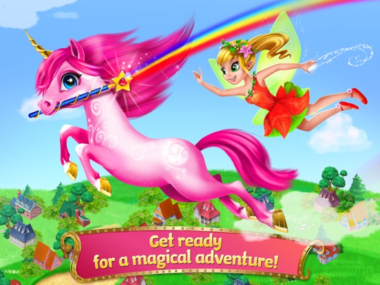 Princess Fairy Rush - Pony Rainbow Adventure iPad Screenshots
