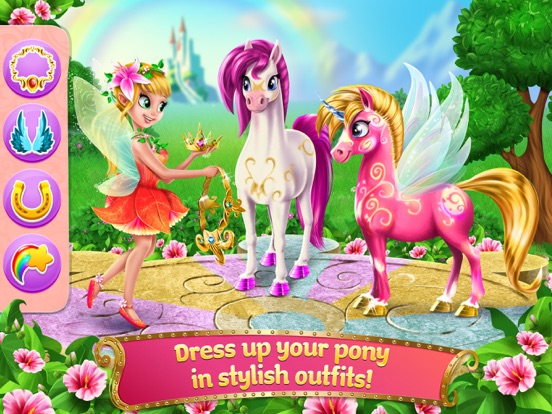 Princess Fairy Rush - Pony Rainbow Adventure iPad Screenshots