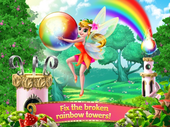 Princess Fairy Rush - Pony Rainbow Adventure iPad Screenshots