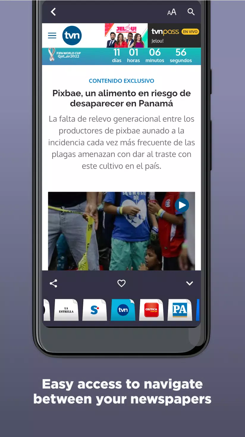 Panamanian Newspapers Screenshots