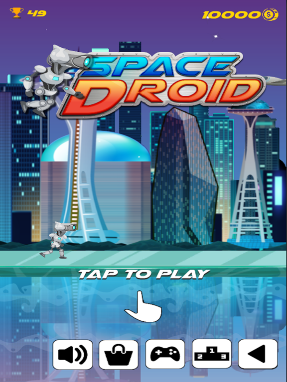 ภาพหน้าจอของ Space Droid iPad 