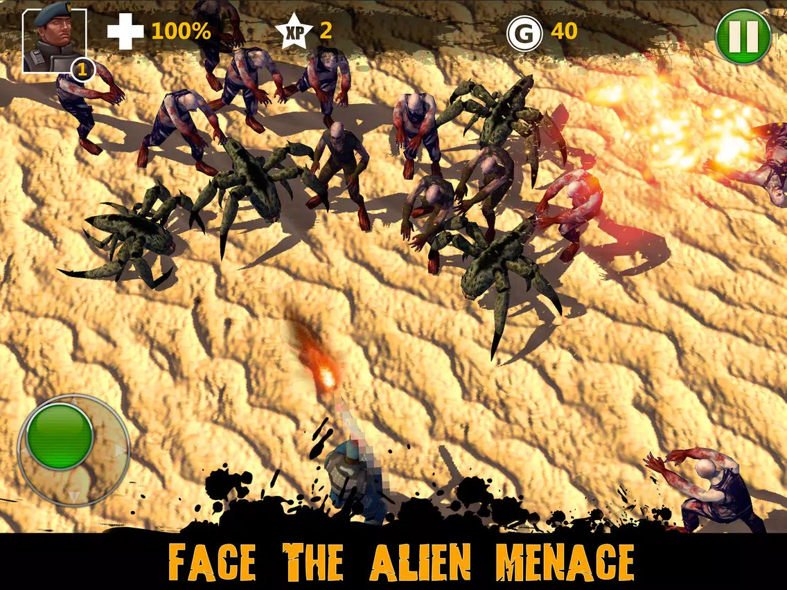 ภาพหน้าจอของ Aliens Space Battle 3D Full iPad 