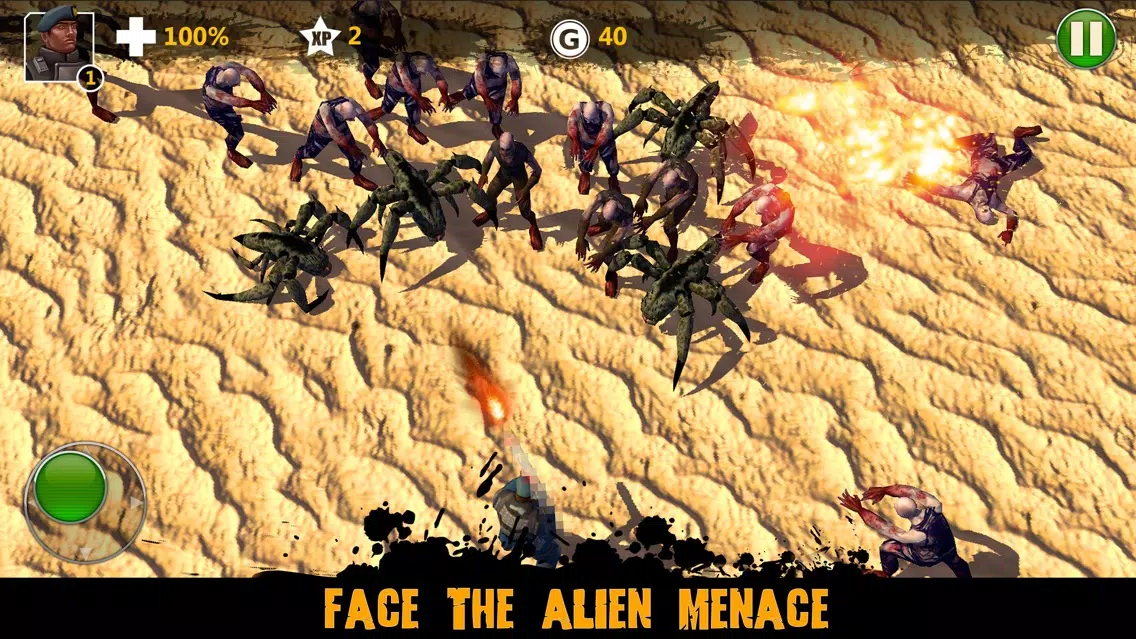 ภาพหน้าจอของ Aliens Space Battle 3D Full