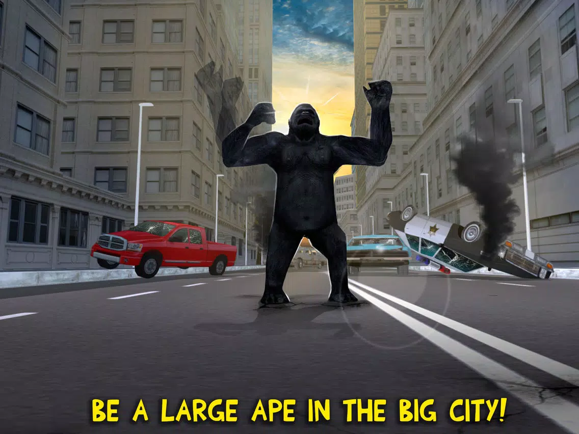 Gorilla Rampage Attack: Destroy City Full iPad  스크린샷
