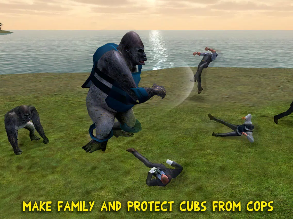 Gorilla Rampage Attack: Destroy City Full iPad  스크린샷