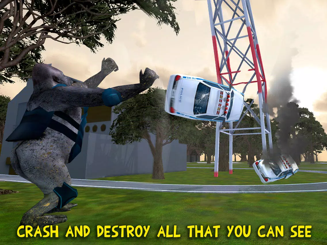 Gorilla Rampage Attack: Destroy City Full iPad  스크린샷