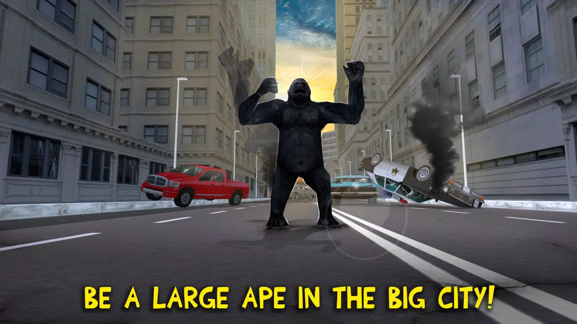 Gorilla Rampage Attack: Destroy City Full 스크린샷