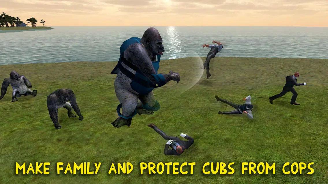 Gorilla Rampage Attack: Destroy City Full 스크린샷