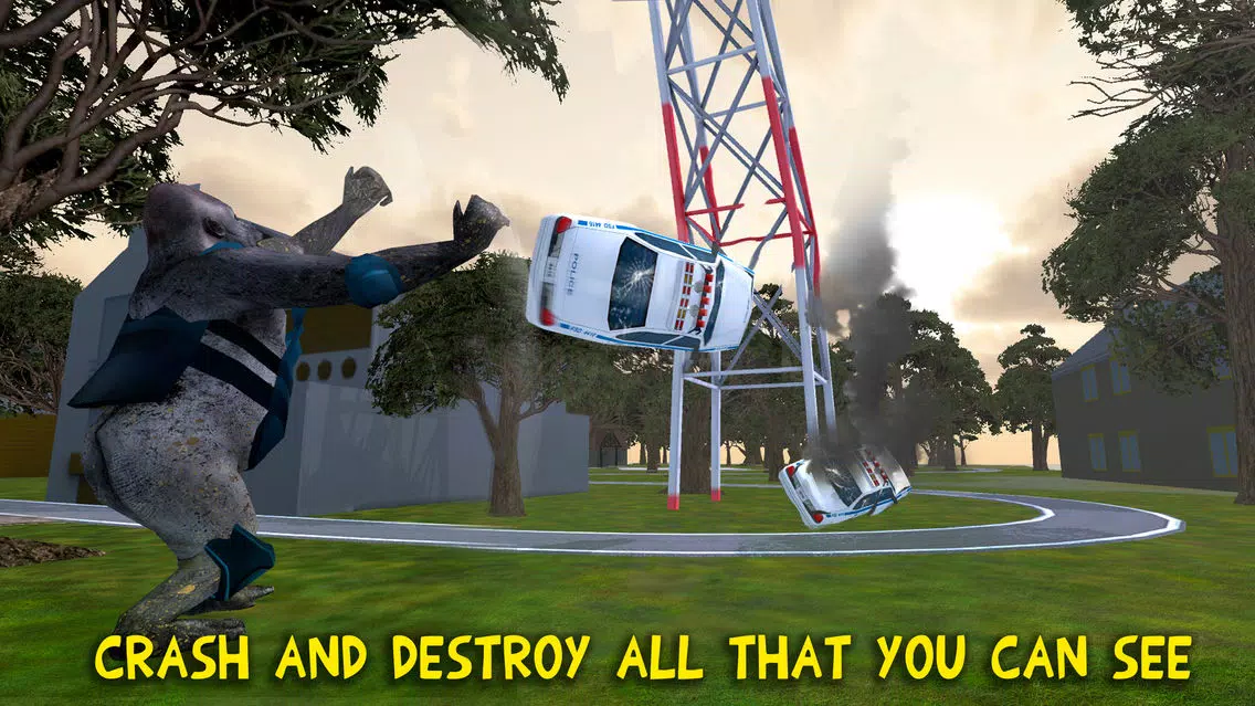 Gorilla Rampage Attack: Destroy City Full 스크린샷