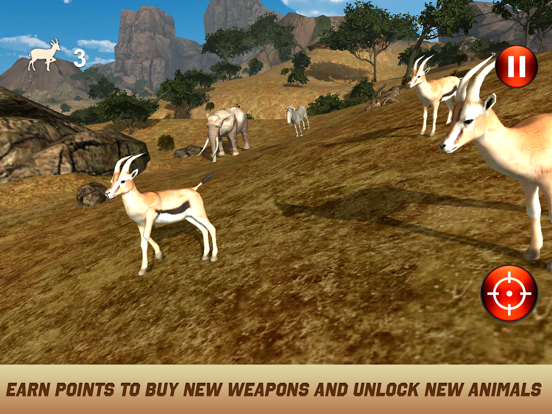 Wild Safari Hunting Simulator 3D iPad Screenshots