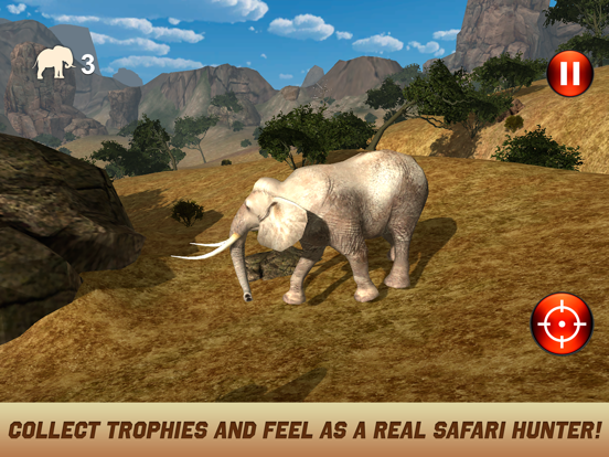 Wild Safari Hunting Simulator 3D iPad Screenshots