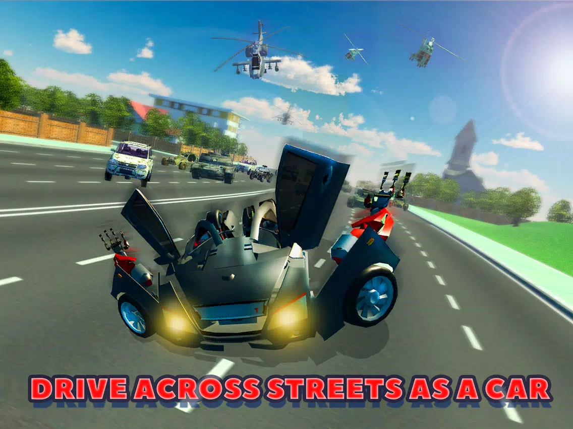 Futuristic Robot Transformer Attack iPad  سکرین شاٹس