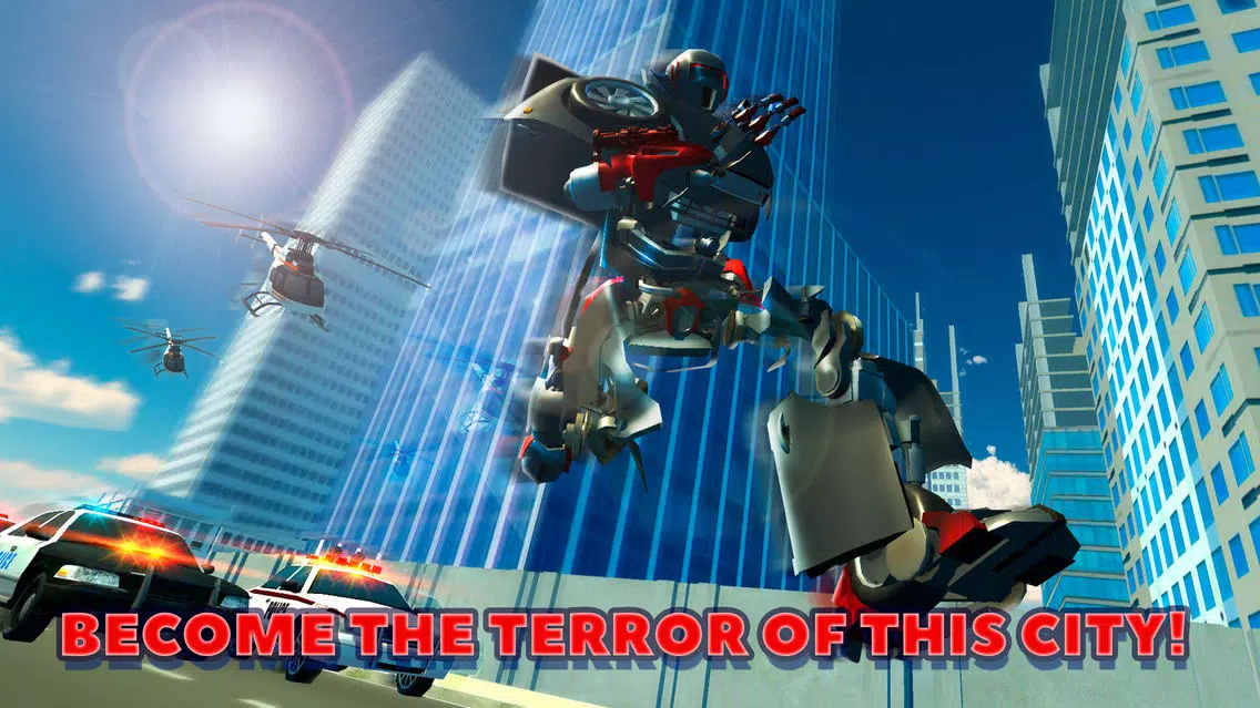 Futuristic Robot Transformer Attack سکرین شاٹس