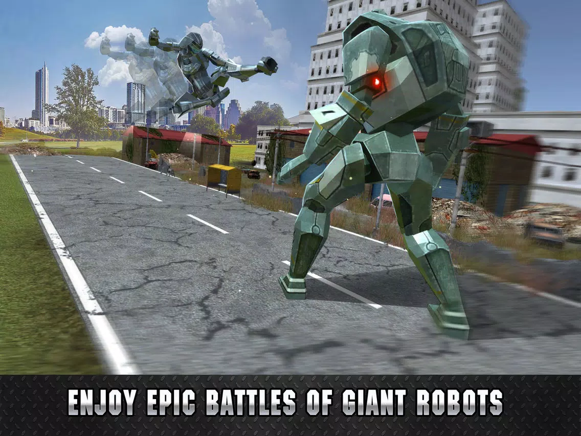 Capturas de pantalla de Giant Robot Steel Fighting Cup 3D iPad 