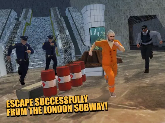 Tangkapan skrin London Subway Prisoner Escape Mission iPad 