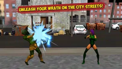 Capturas de tela do Ninja Kung Fu Street Fighting Challenge 3D