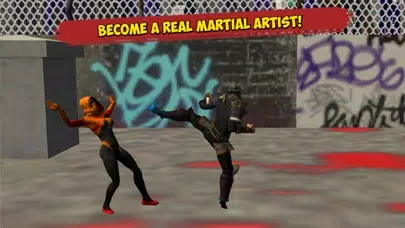 Capturas de tela do Ninja Kung Fu Street Fighting Challenge 3D