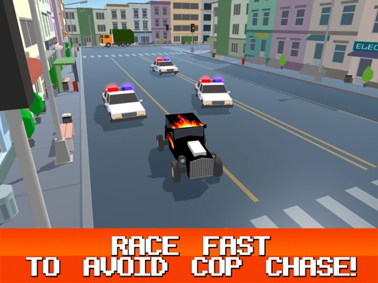 Pixel City: Crime Car Theft Race 3D iPad  स्क्रीनशॉट