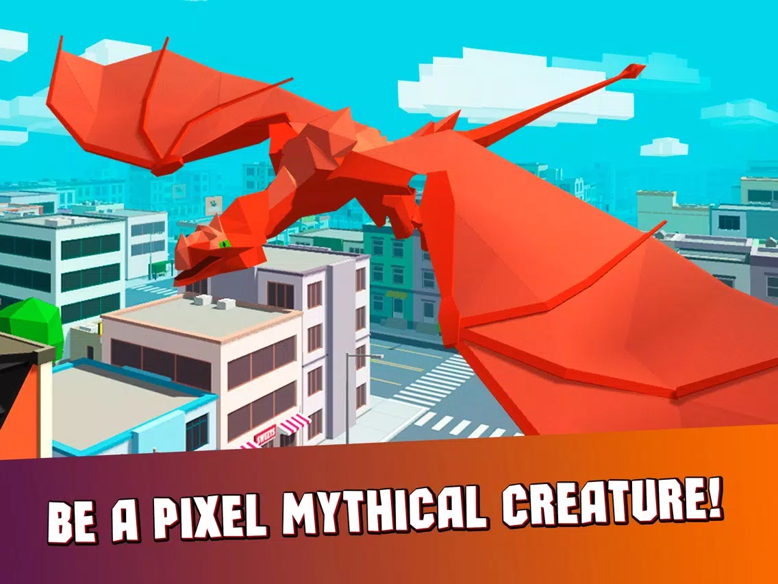 Captures d'écran de Pixel Dragon City Rampage 3D Full iPad 