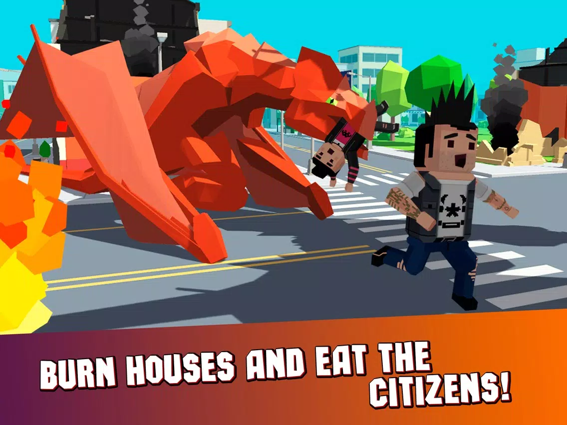 Captures d'écran de Pixel Dragon City Rampage 3D Full iPad 
