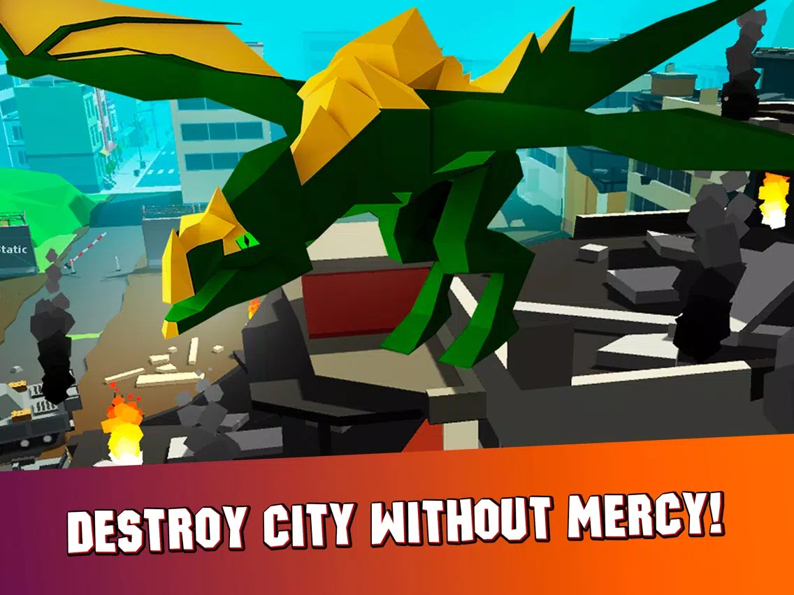 Captures d'écran de Pixel Dragon City Rampage 3D Full iPad 