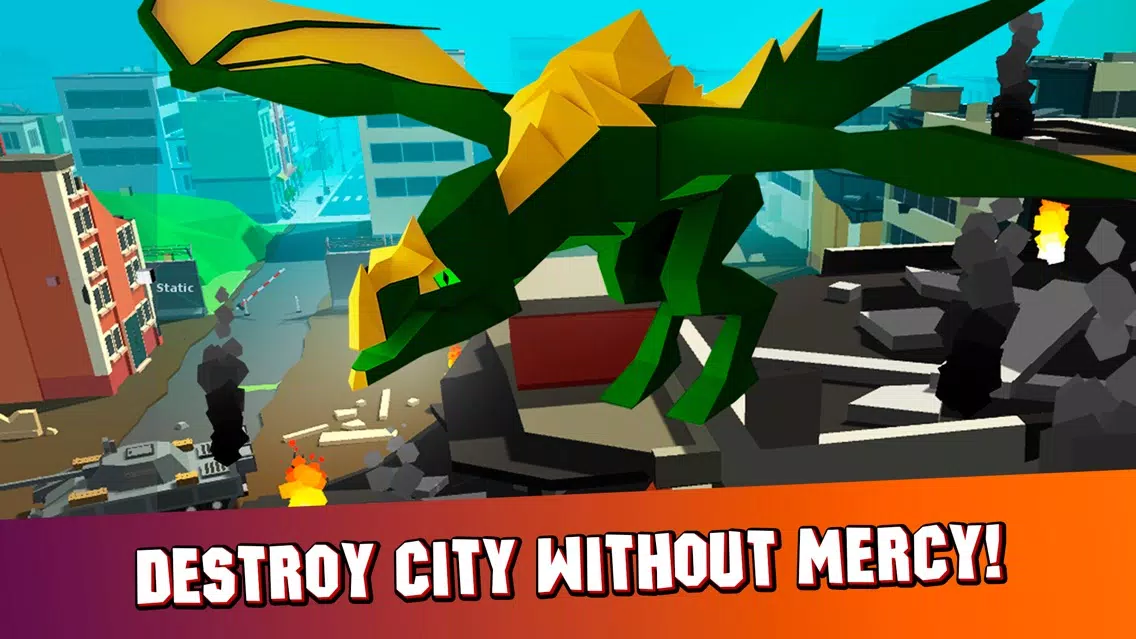Captures d'écran de Pixel Dragon City Rampage 3D Full