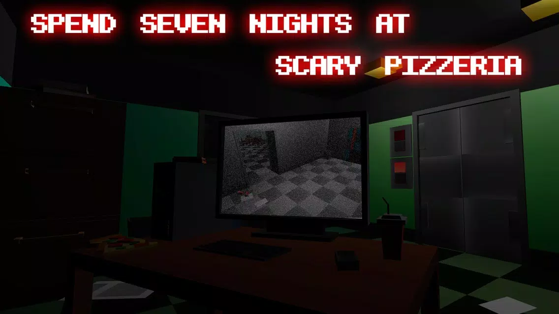 Capturas de tela do Nights at Scary Pizzeria 3D Full