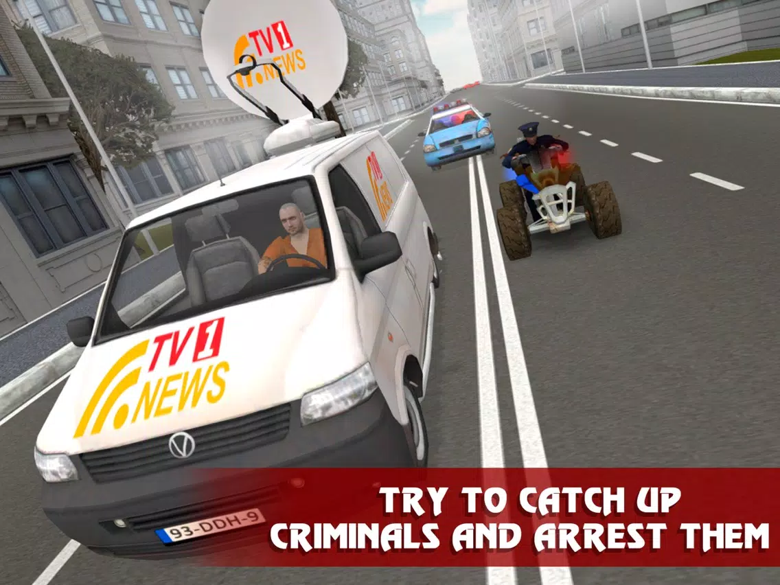 Скриншоты Police ATV Simulator: City Quad Bike Racing Full iPad 