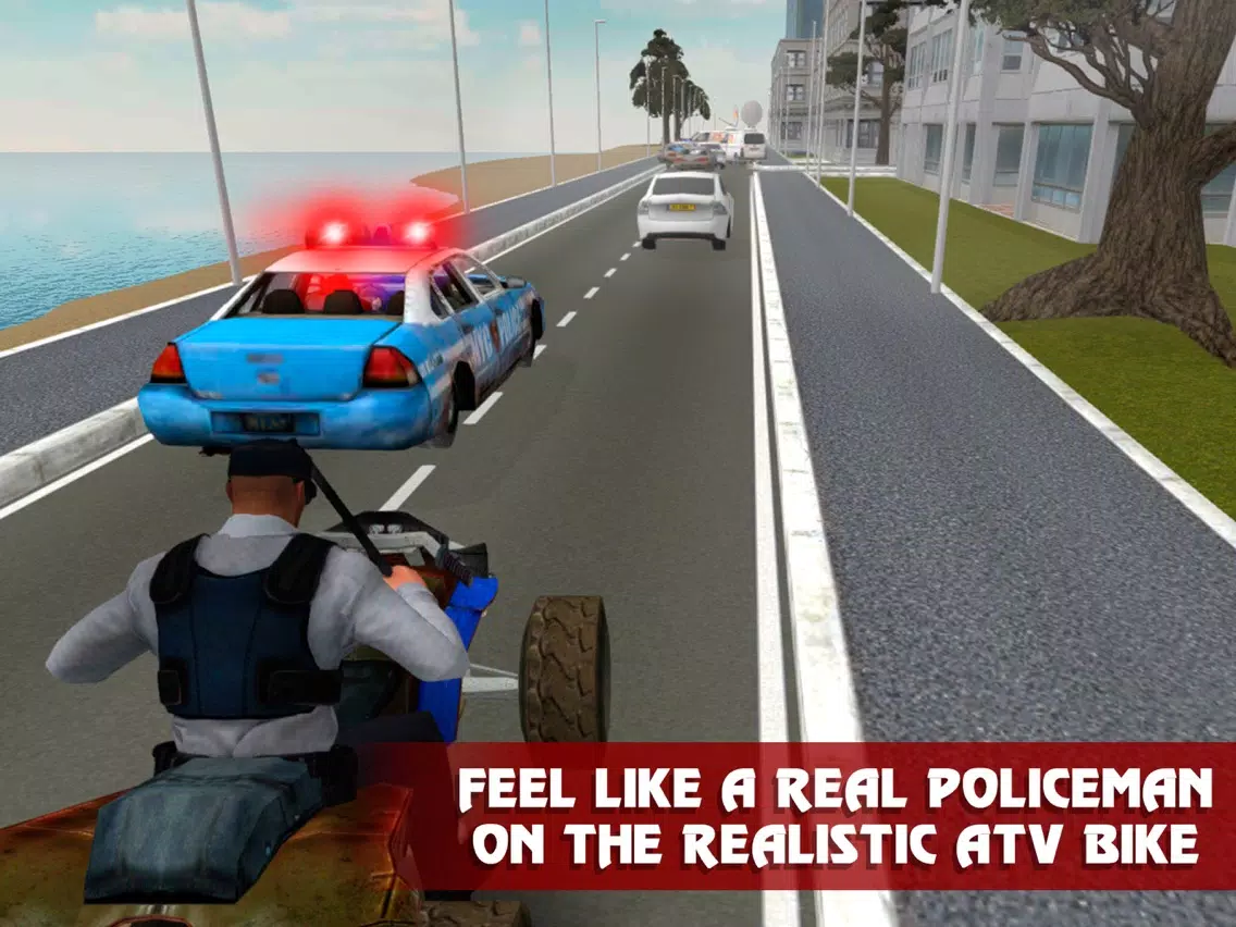 Скриншоты Police ATV Simulator: City Quad Bike Racing Full iPad 