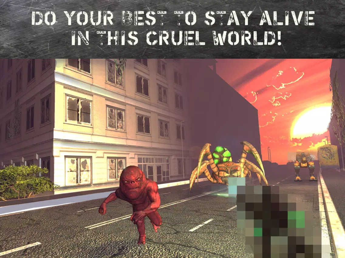 Captures d'écran de Apocalypse Robot Survival Simulator iPad 