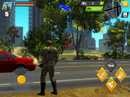 Tangkapan layar Rope Man: Extreme Town iPad 